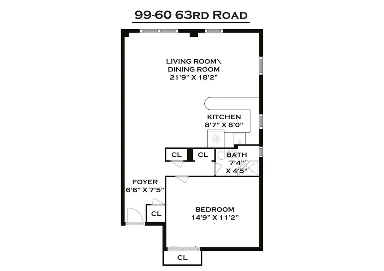 99-60 63rd Road 1C, 1C | floorplan | View 19
