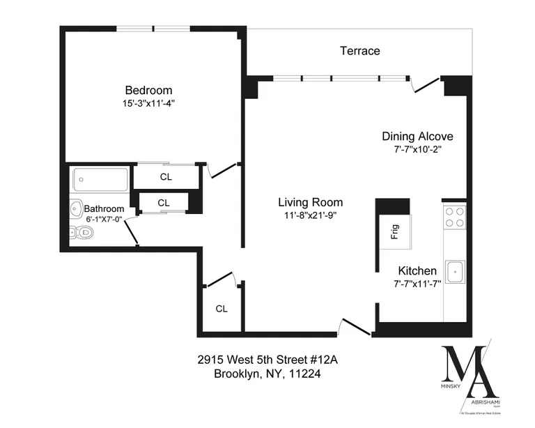 New York City Real Estate | View 2915 West 5th Street, 12A | room 13 | View 14
