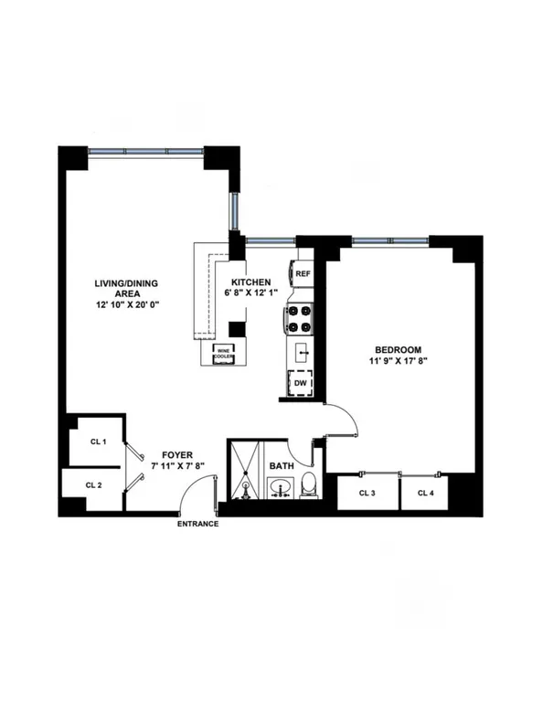 2 Tudor City Place, 7FS | floorplan | View 9