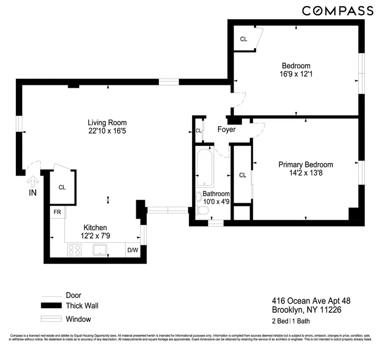 416 Ocean Avenue, 48 | floorplan | View 18