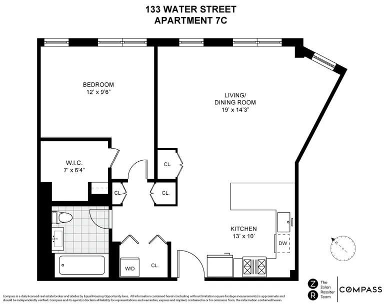 133 Water Street, 7C | floorplan | View 10