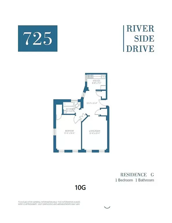 New York City Real Estate | View 725 Riverside Drive, 10G | room 10 | View 11