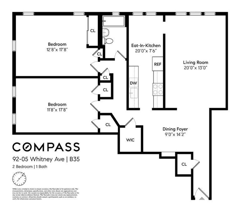 92-05 Whitney Avenue, B35 | floorplan | View 9