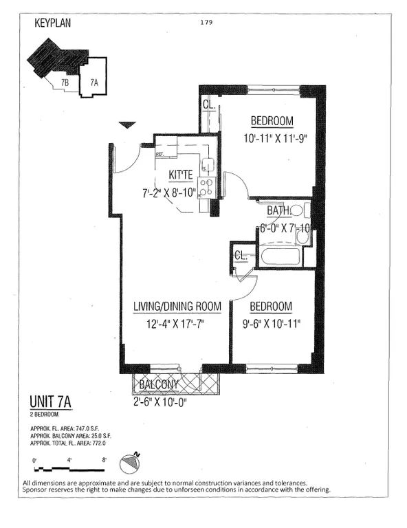 116-17 Grosvenor Lane 7-A, 7A | floorplan | View 18