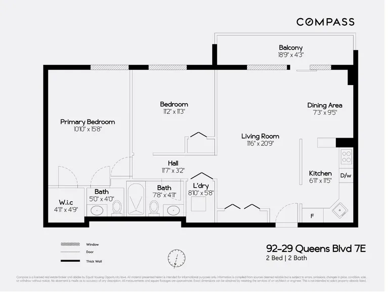 92-29 Queens Boulevard, 7E | floorplan | View 10