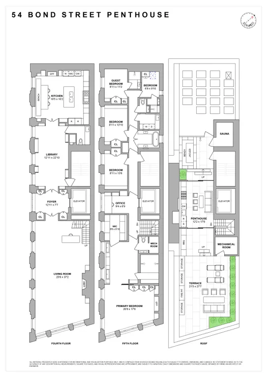 54 Bond Street, PH | floorplan | View 25