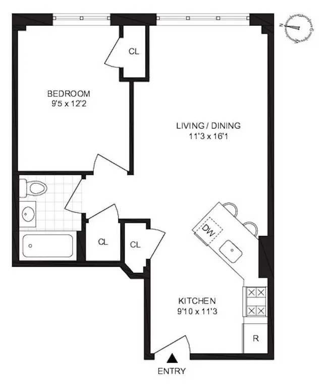 New York City Real Estate | View 83-75 117th St, 2B | 1 Bed, 1 Bath | View 1