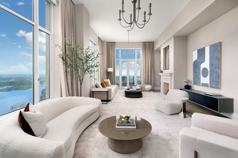 New York City Real Estate | View 30 Park Place, PH75B | 3 Beds, 5 Baths | View 1