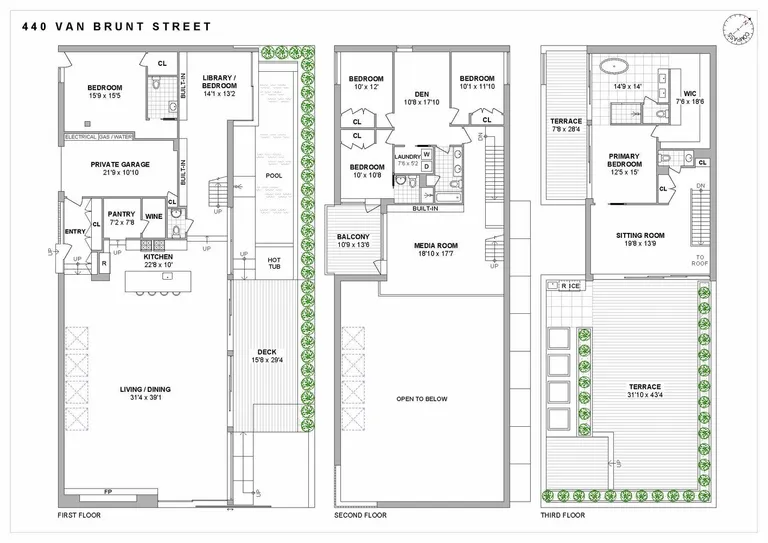 440 Van Brunt Street | floorplan | View 33