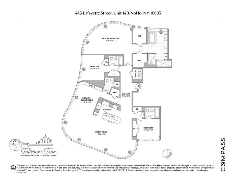 445 Lafayette Street, 14B | floorplan | View 23